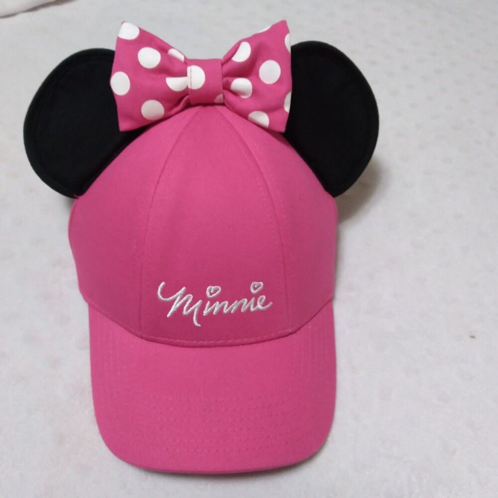 Minnie Mouse Ears Cap hat pink